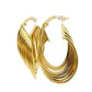 Aros Argolla con Diseño - Oro Amarillo 14kt