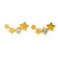 Aros Estrellas Niña - Oro Amarillo 14kt