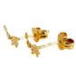 Aros Estrellas Niña - Oro Amarillo 14kt