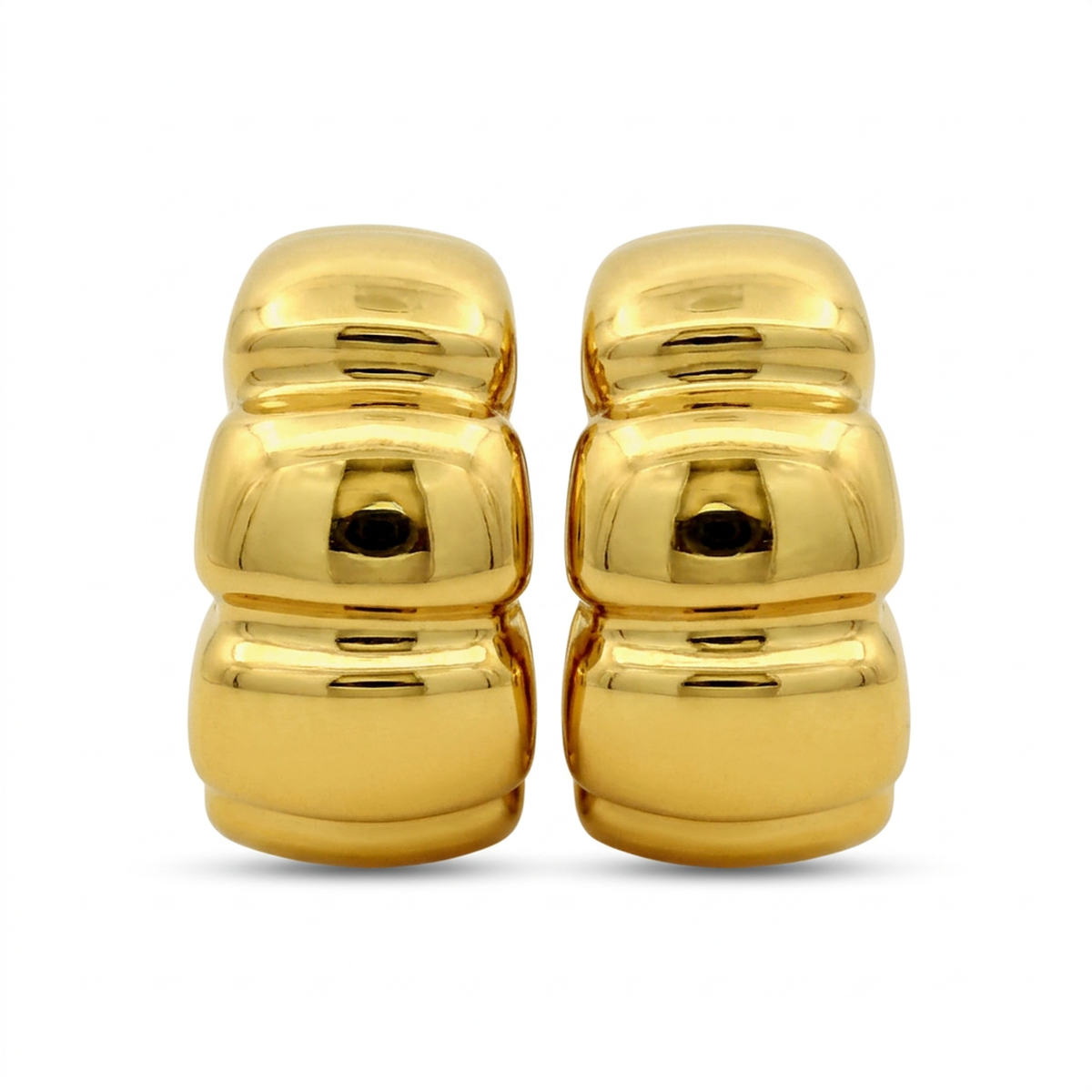 Aros Argolla con Diseño - Oro Amarillo 18kt