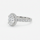 Anillo Compromiso Diamante GIA - Platino
