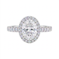 Anillo Compromiso Diamante GIA - Platino