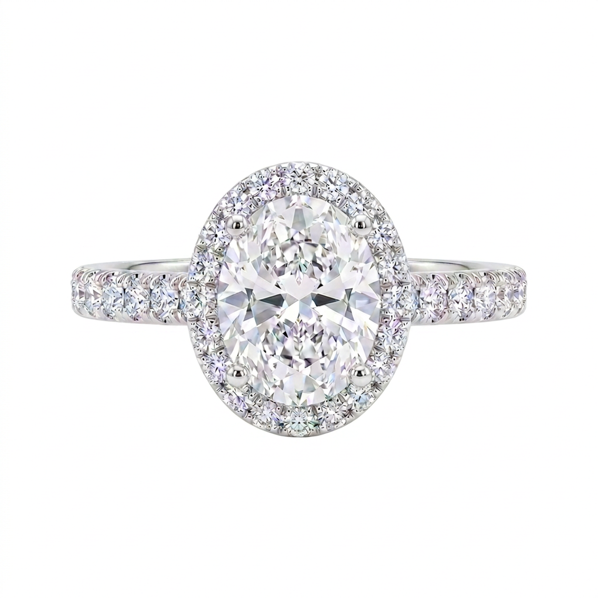 Anillo Compromiso Diamante GIA - Platino