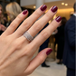 Anillo Diamantes - Oro Blanco 14kt