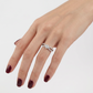 Anillo Compromiso Diamantes - Oro Blanco 18kt