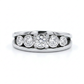 Anillo Compromiso Diamantes - Oro Blanco 18kt