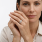Anillo Compromiso Diamantes - Oro Blanco 18kt