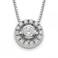 Colgante Punto de Luz Diamantes - Oro Blanco 18kt