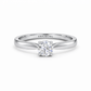 Anillo Compromiso Diamante - Oro Blanco 18kt