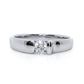 Anillo Compromiso Diamante - Oro Blanco 18kt