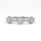 Anillo Compromiso Diamantes - Oro Blanco 18kt