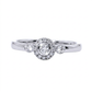 Anillo Compromiso Diamantes - Oro Blanco 18kt