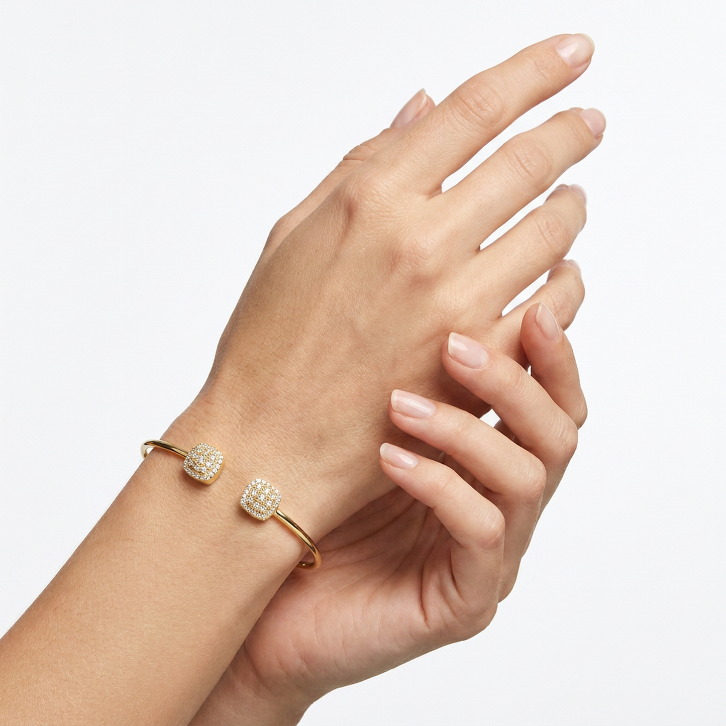 Esclava Diamantes - Oro Amarillo 14kt