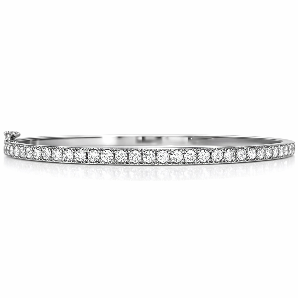 Esclava Diamantes - Oro Blanco 18kt