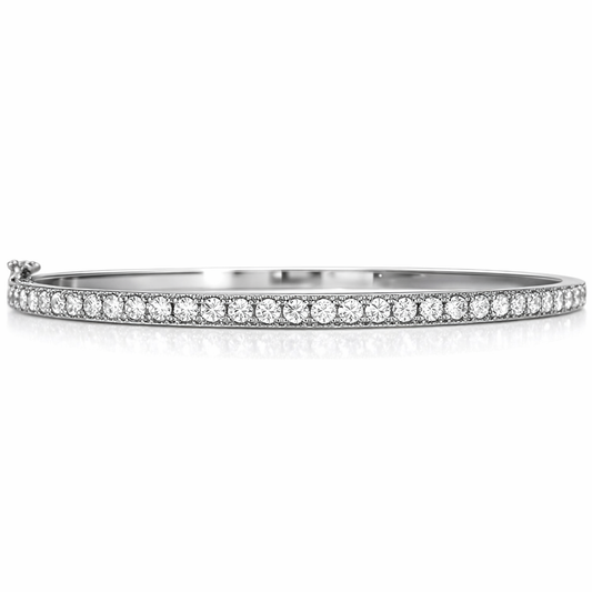 Esclava Diamantes - Oro Blanco 18kt