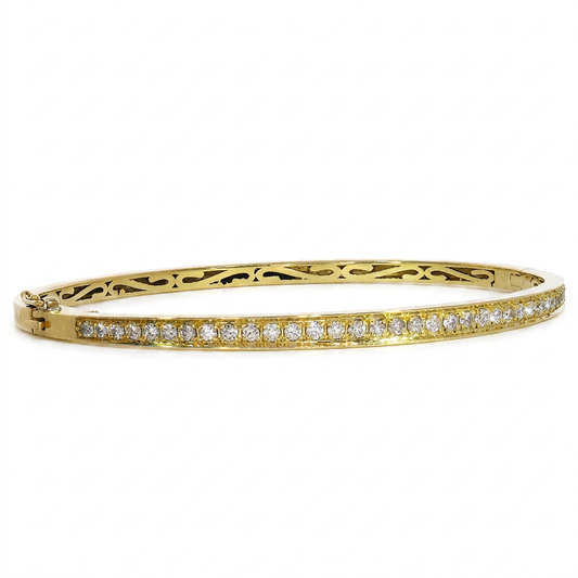 Esclava Diamantes - Oro Amarillo 18kt