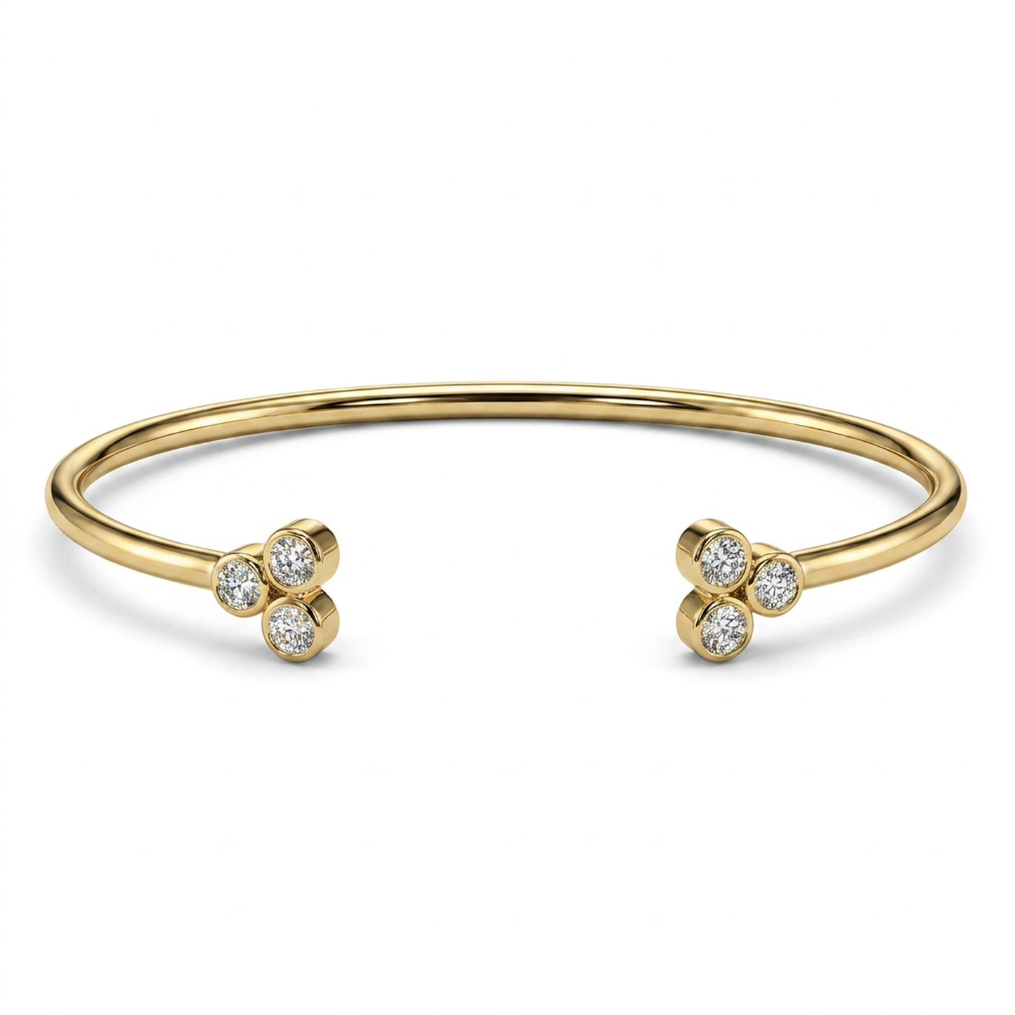 Esclava Diamantes - Oro Amarillo 18kt