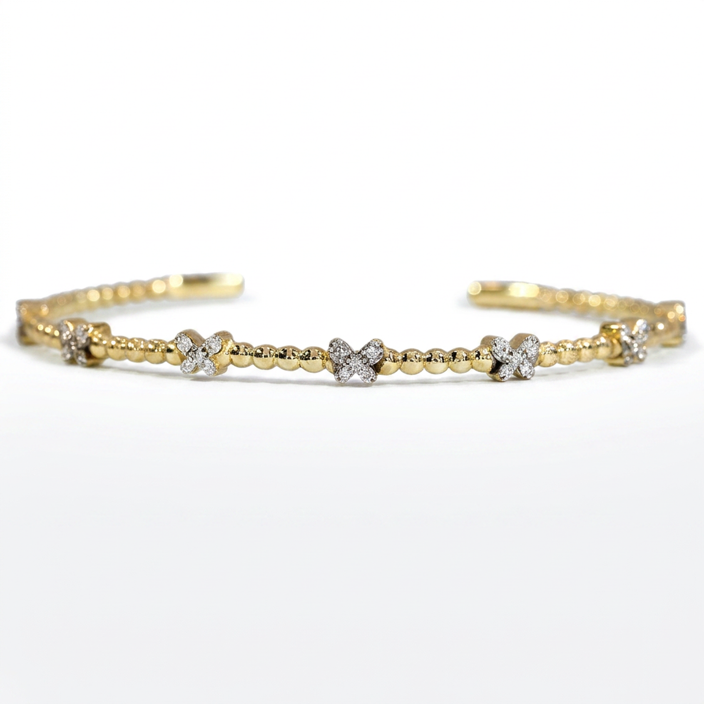 Esclava Diamantes - Oro Amarillo 14kt