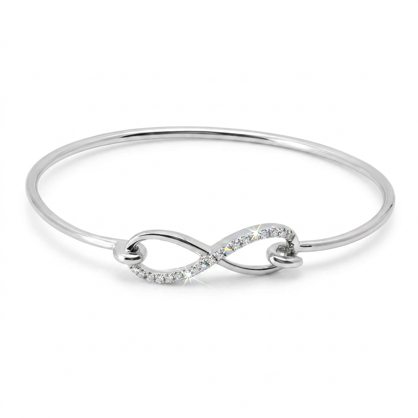 Esclava Diamantes - Oro Blanco 14kt