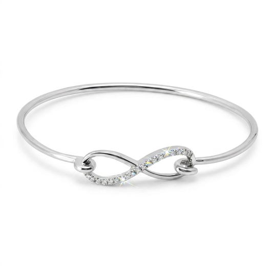 Esclava Diamantes - Oro Blanco 14kt