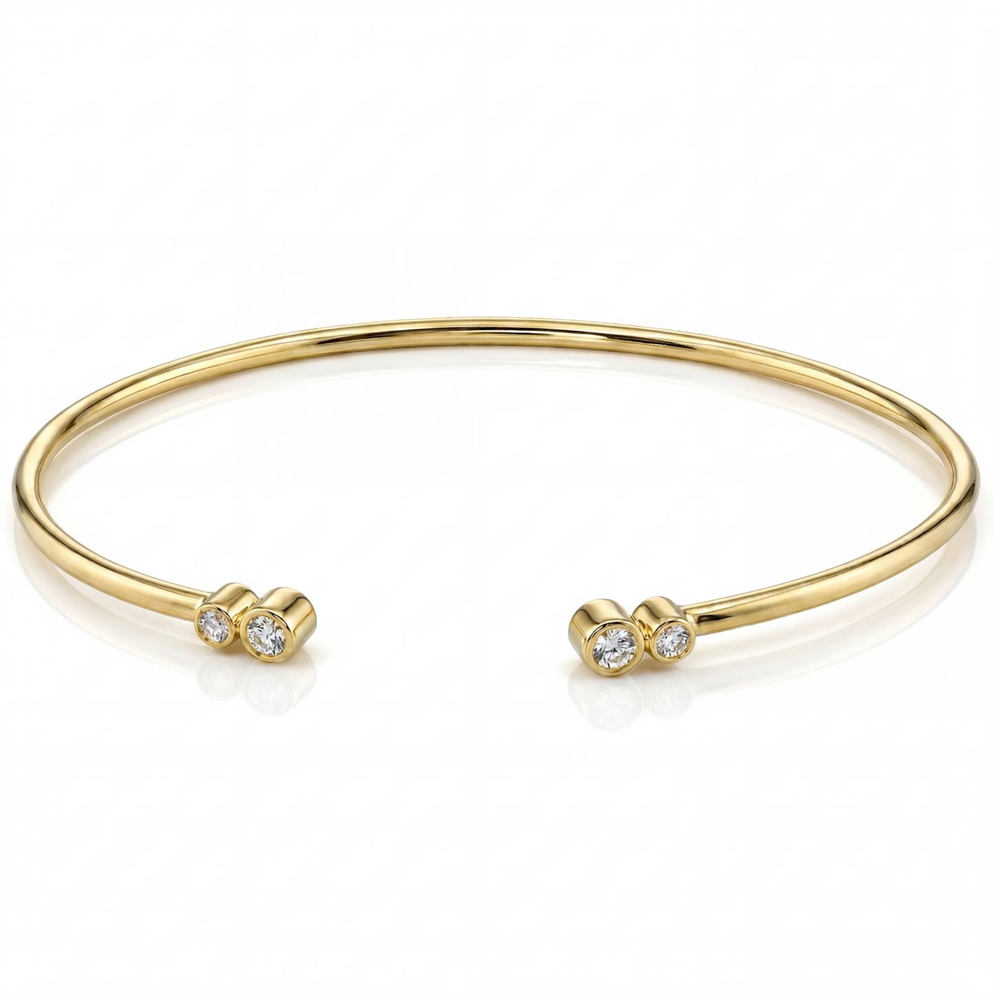 Esclava Diamantes - Oro Amarillo 18kt