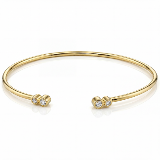 Esclava Diamantes - Oro Amarillo 18kt