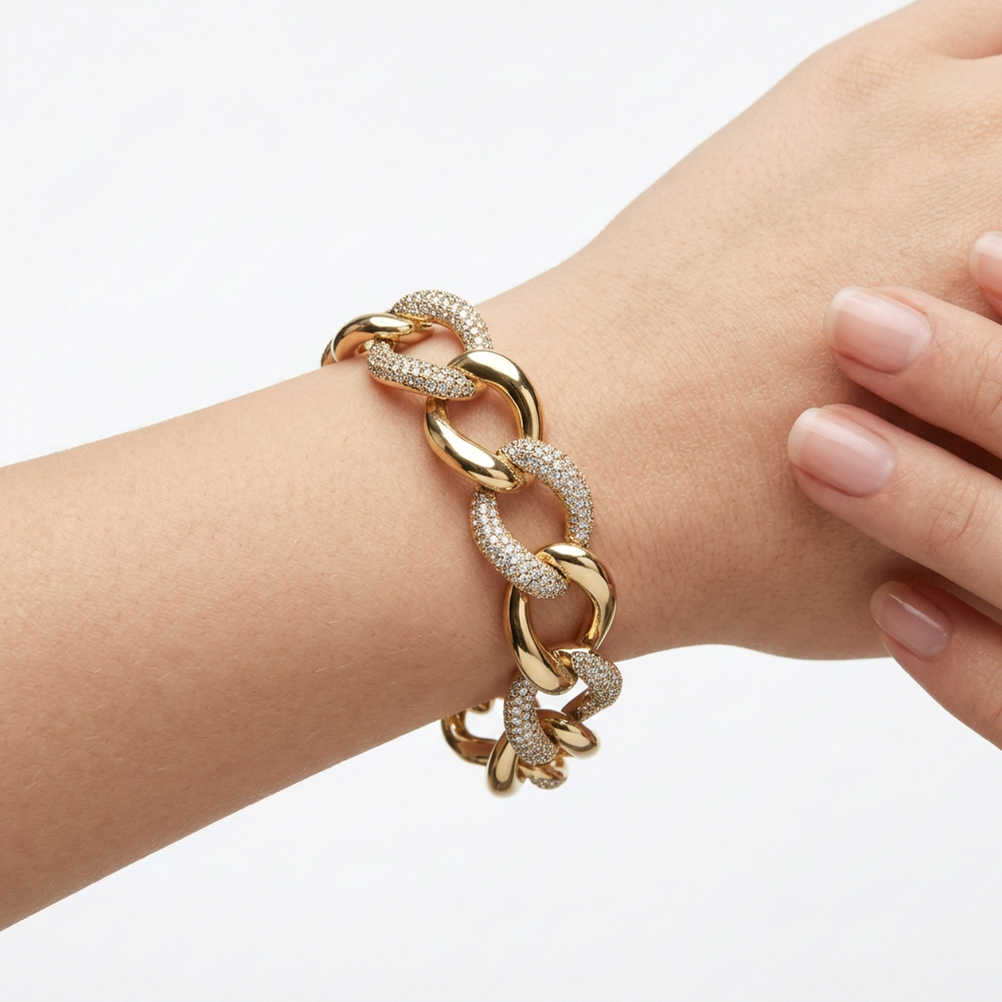 Pulsera Diamantes - Oro Amarillo 18kt