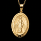 Medalla Virgen de los Rayos - Oro Amarillo 18kt