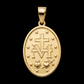 Medalla Virgen de los Rayos - Oro Amarillo 18kt