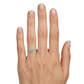 Anillo Compromiso Diamantes - Oro Blanco 18kt