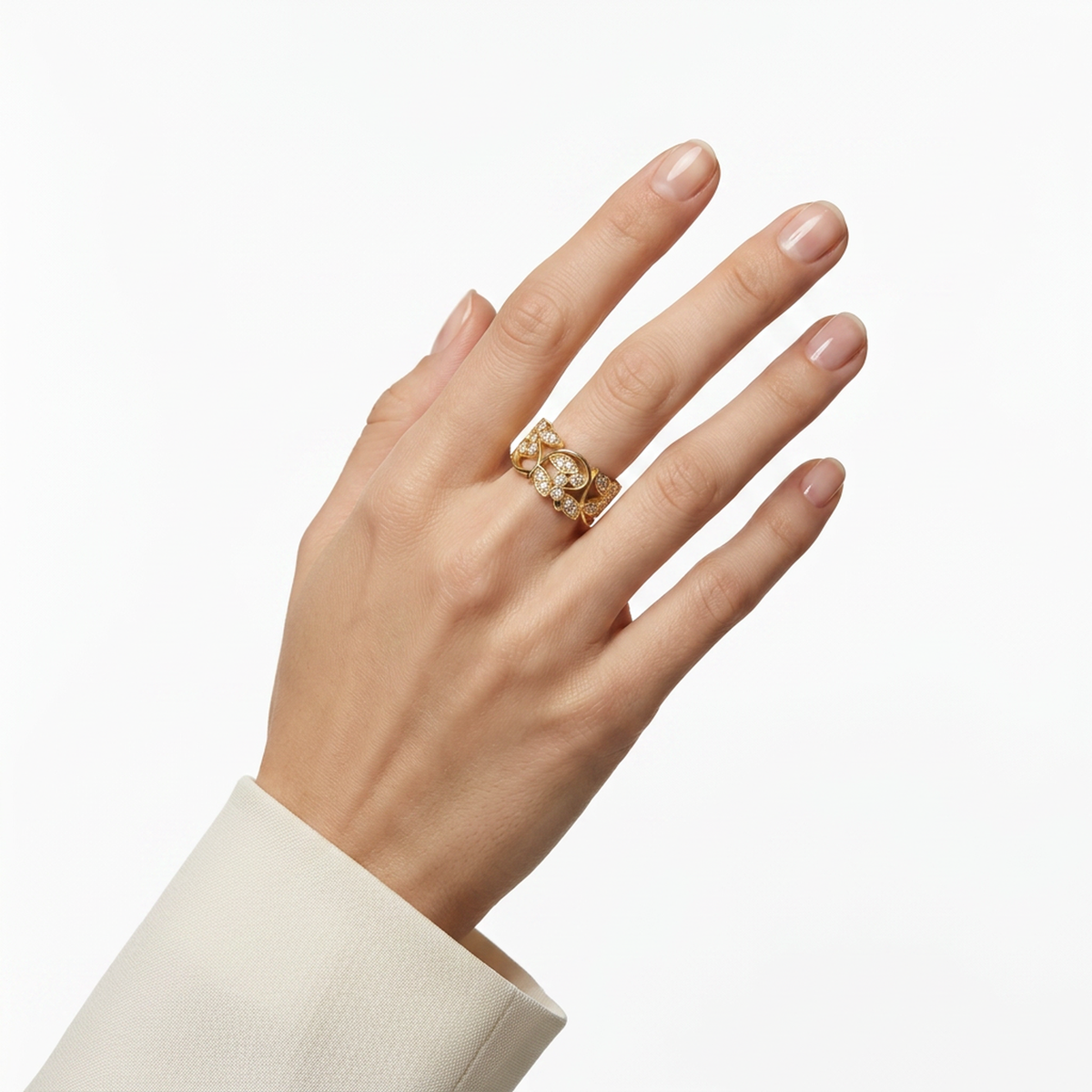 Anillo Diamantes - Oro Amarillo 18kt