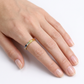 Anillo Zafiros Colores - Oro Amarillo 18kt