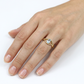 Anillo Aguamarina - Oro Amarillo 18kt