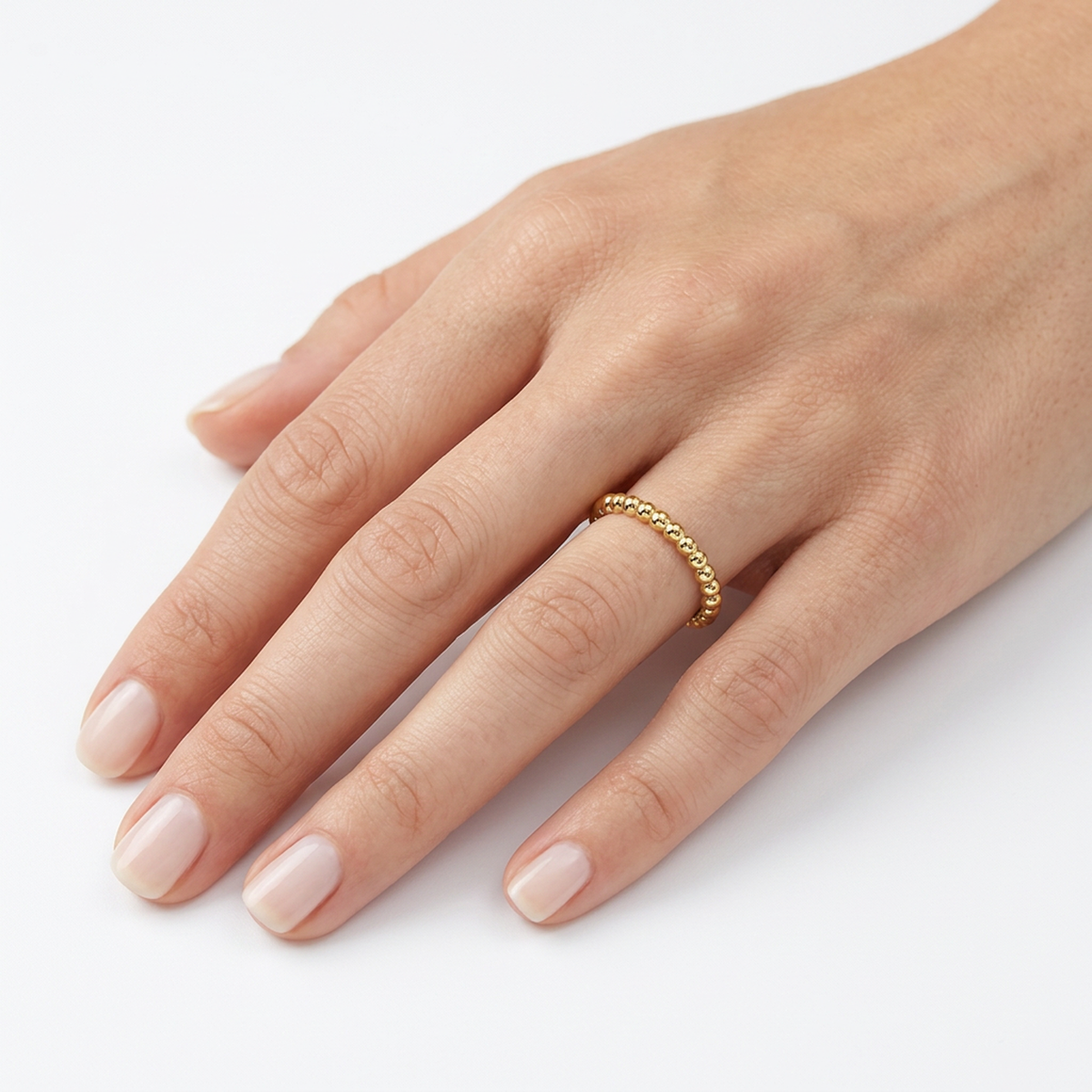 Anillo Bolitas - Oro Amarillo 18kt