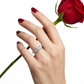 Anillo Compromiso Diamantes GIA - Oro Blanco 18kt