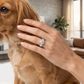 Anillo Compromiso Diamantes - Oro Blanco 18kt