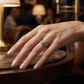 Anillo Compromiso Diamante - Oro Blanco 18kt