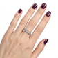 Anillo Compromiso Diamantes - Oro Blanco 18kt