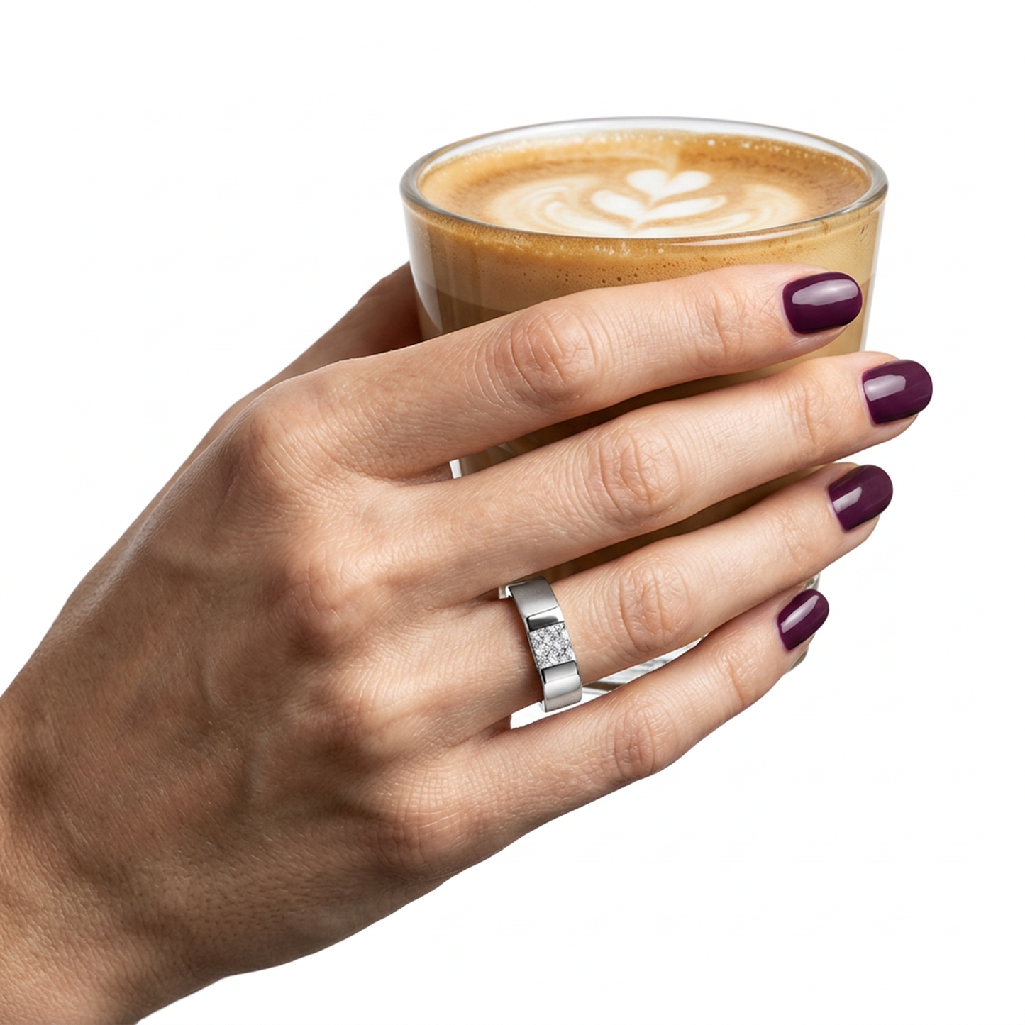 Anillo Compromiso Diamantes - Oro Blanco 18kt