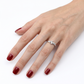 Anillo Compromiso Diamantes - Oro Blanco 18kt
