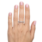 Anillo Compromiso Diamantes - Oro Blanco 18kt
