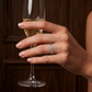 Anillo Compromiso Diamantes - Oro Blanco 18kt