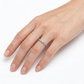 Anillo Compromiso Diamantes - Oro Blanco 18kt