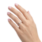 Anillo Compromiso Diamantes - Oro Blanco 18kt