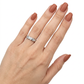 Anillo Compromiso Diamantes - Oro Blanco 18kt
