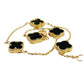Pulsera Ónix Negro - Oro Amarillo 14kt