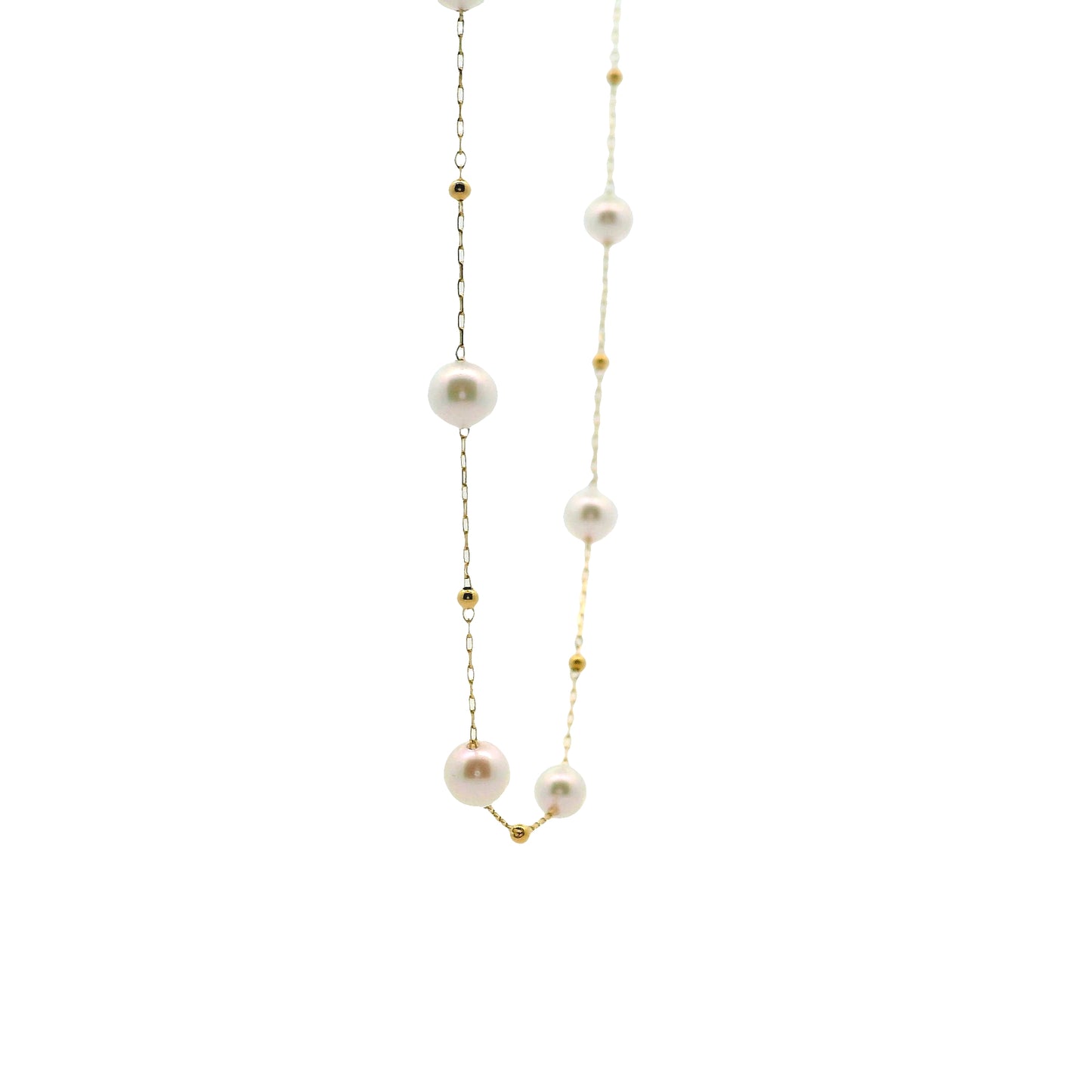 Collar Perlas Akoya - Oro Amarillo 18kt