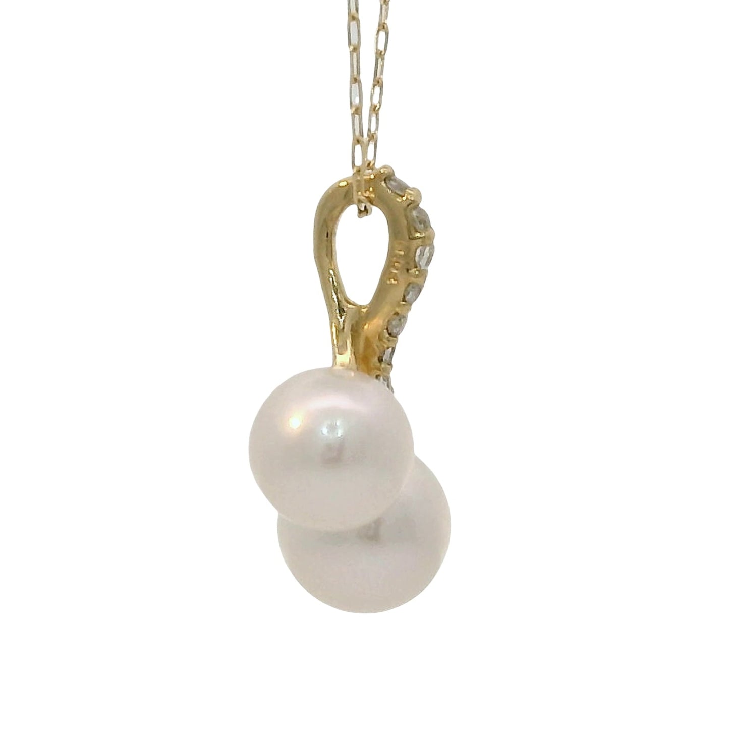 Colgante Perlas Akoya - Oro Amarillo18kt