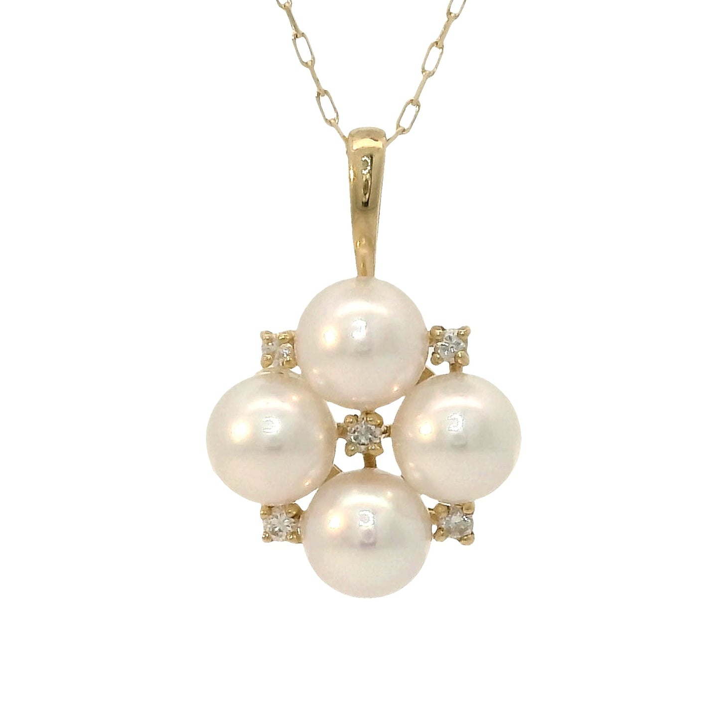 Colgante Perlas Akoya - Oro Amarillo 18kt