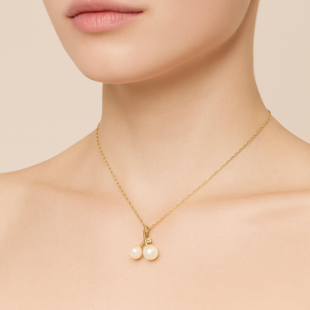 Colgante Perlas - Oro Amarillo 18kt